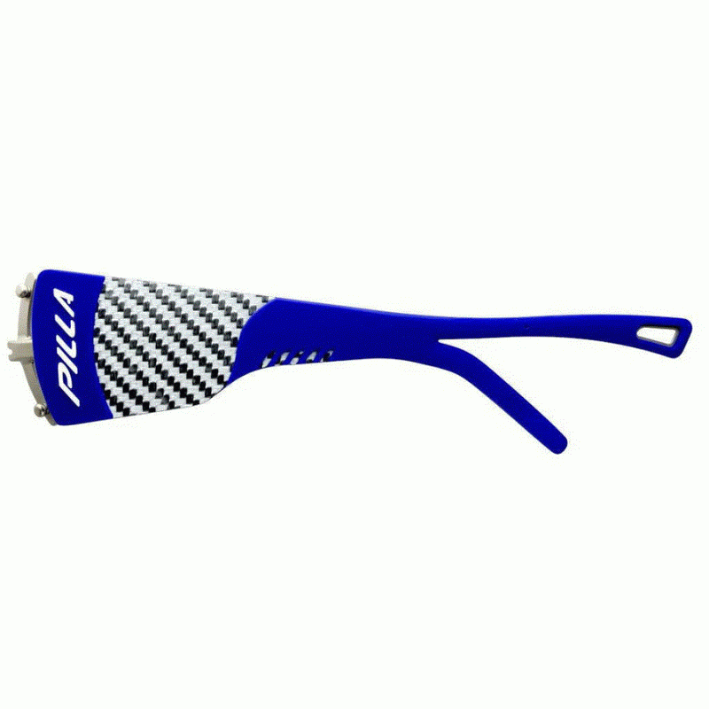 HASTE - ÓCULOS PILLA OUTLAW X7 - CARBON XL - BLUE/ SILVER W WHITE LOGO
