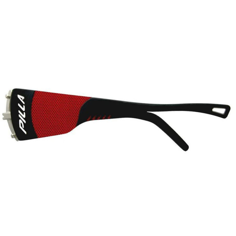 HASTE - ÓCULOS PILLA OUTLAW X6 - CARBON XL FRAME - BLACK/ RED W WHITE LOGO