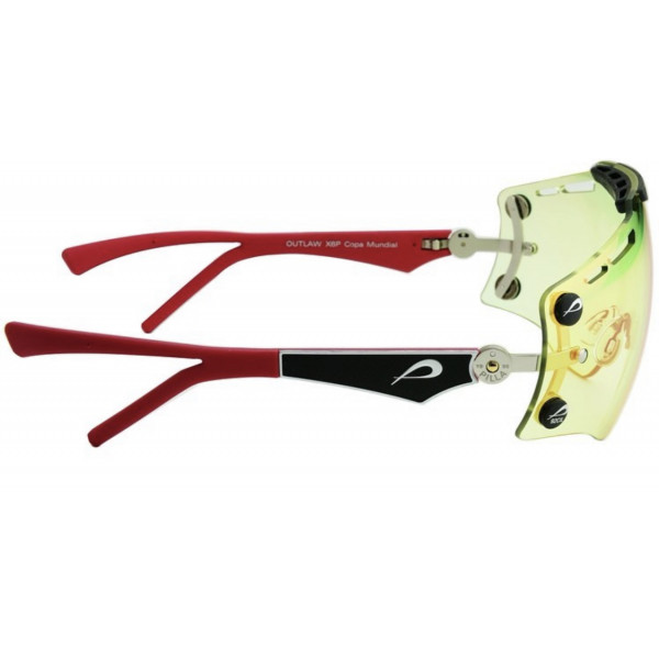 KIT ÓCULOS PILLA OUTLAW X6 - COPA MUNDIAL + 3 LENTES TOP GUN + CASE